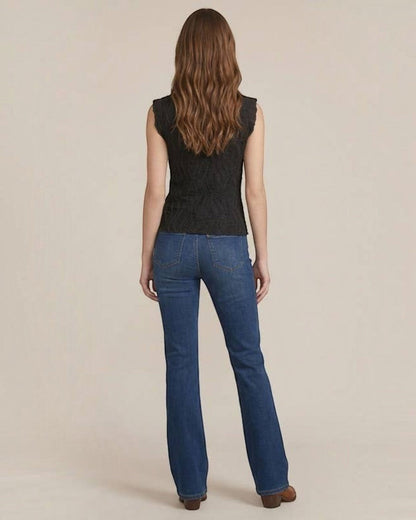 Textured Knit Sleeveless Tank