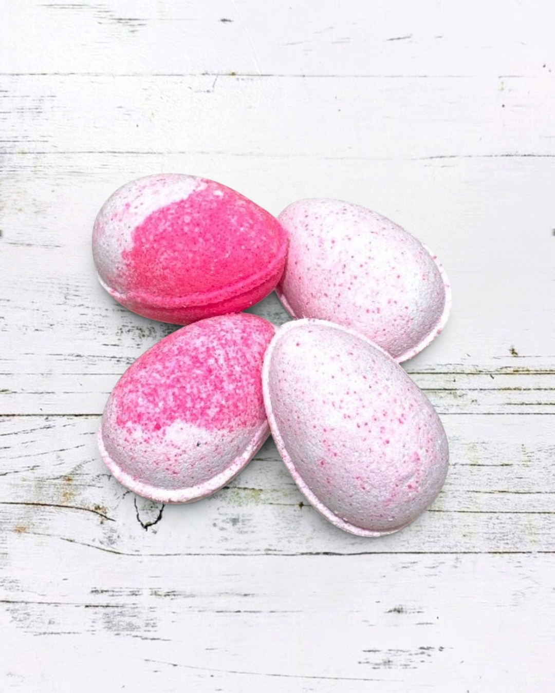 Speckled Egg Bath Bomb - Pink White - Cotton Candy - Calla Lily Cosmetics + CL kids