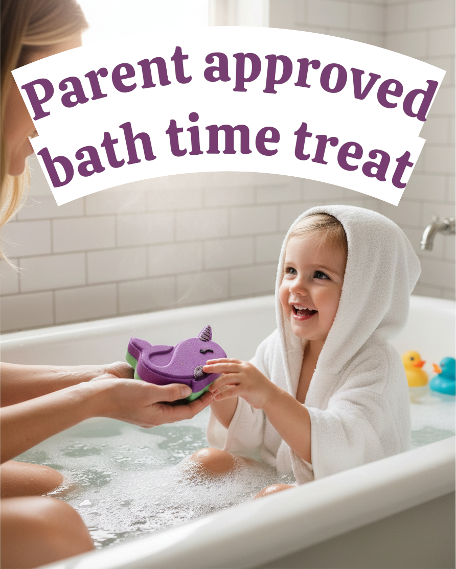 Narwhal Bath Bomb - Purple