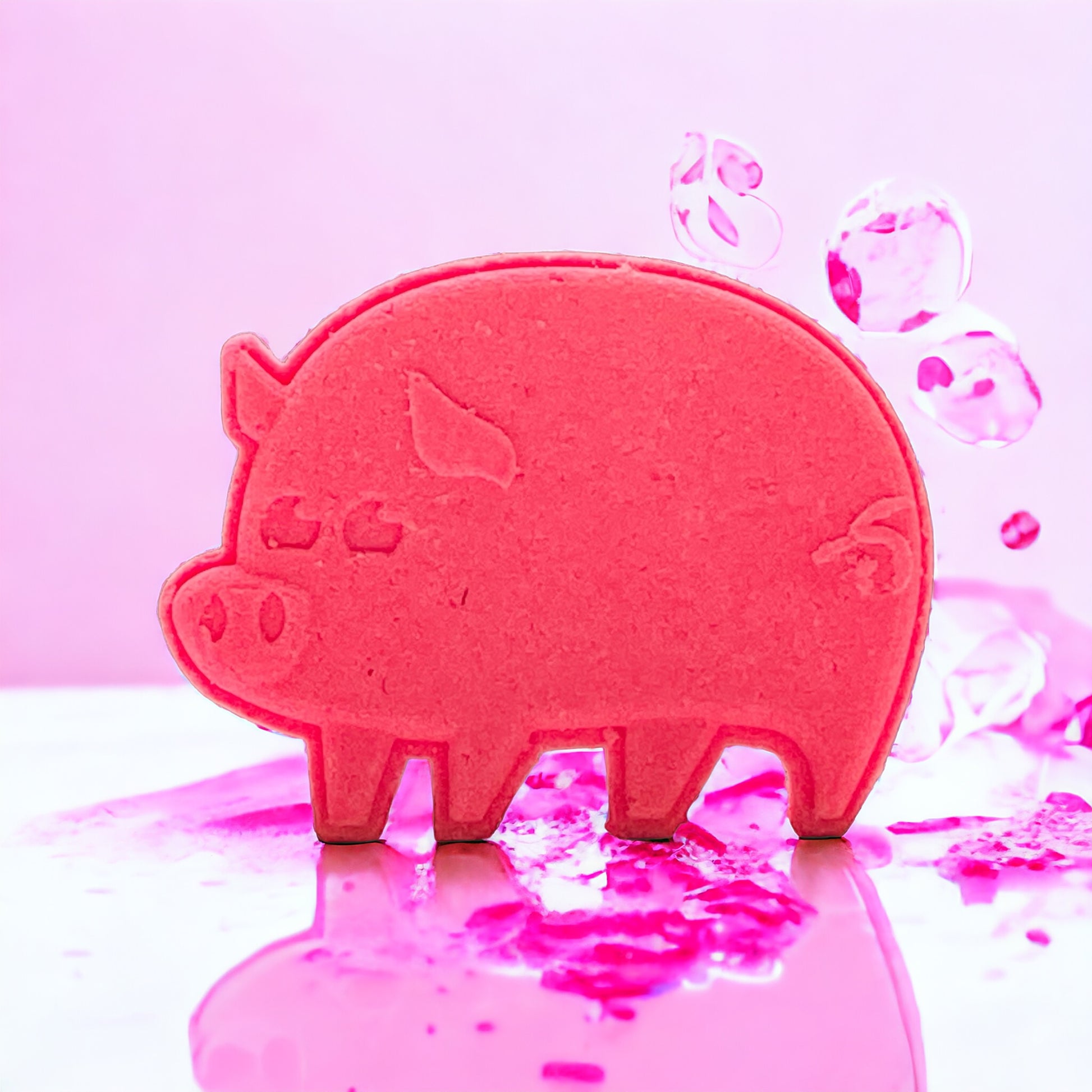 Piggy Bath Bomb - Pink - Calla Lily Cosmetics + CL kids