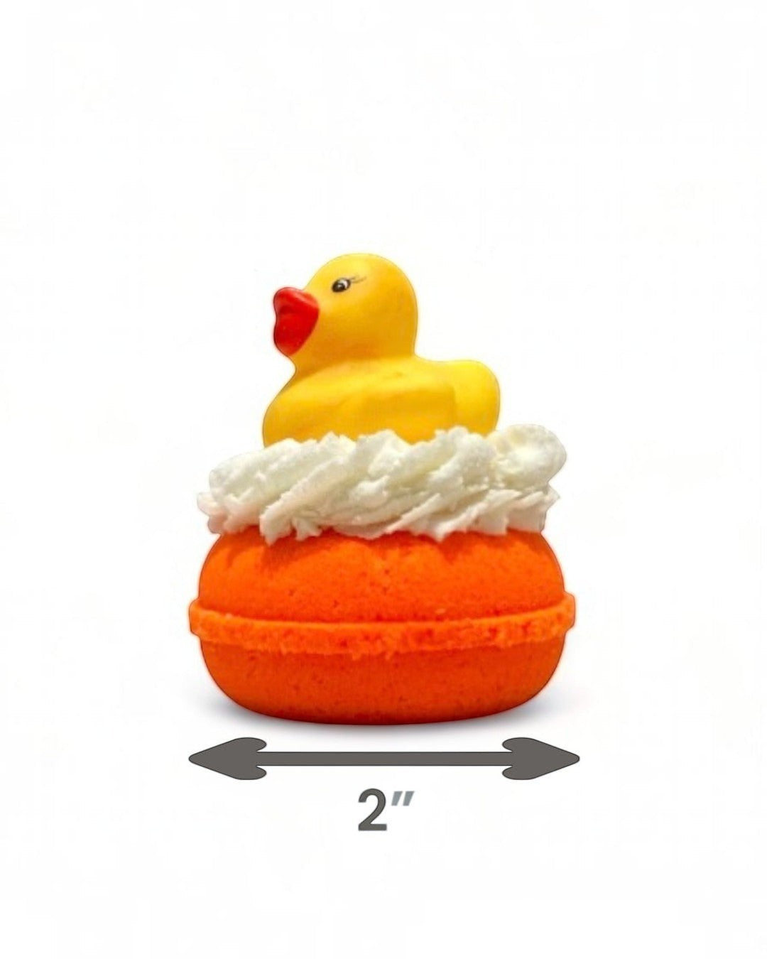 Bubbly Donut Bath Bomb - Orange - Calla Lily Cosmetics + CL kids