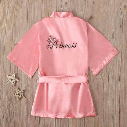 Satin Princess Toddler Robe