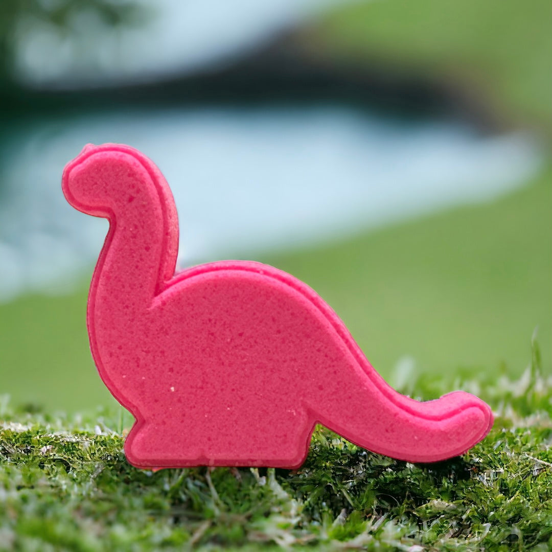 Dino Bath Bomb - Pink - Calla Lily Cosmetics + CL kids