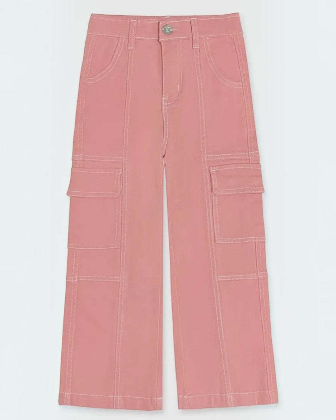 Bonnie Bianca Pink Cargo Jeans
