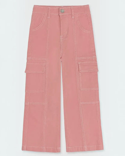 Bonnie Bianca Pink Cargo Jeans