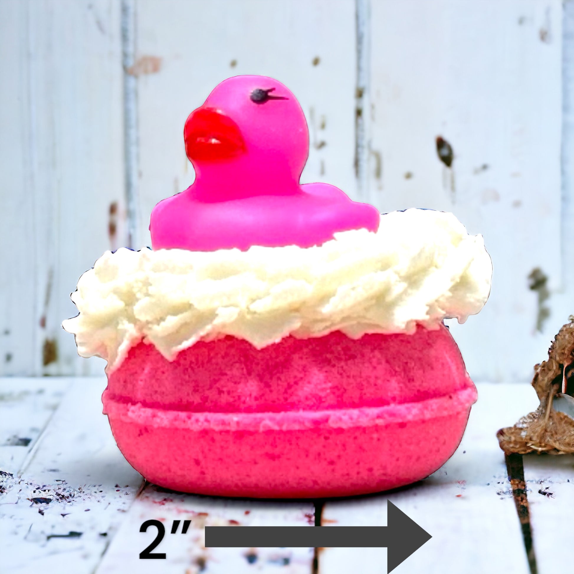 Bubbly Donut Bath Bomb - Pink - Calla Lily Cosmetics + CL kids