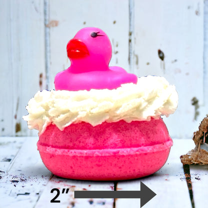 Bubbly Donut Bath Bomb - Pink - Calla Lily Cosmetics + CL kids