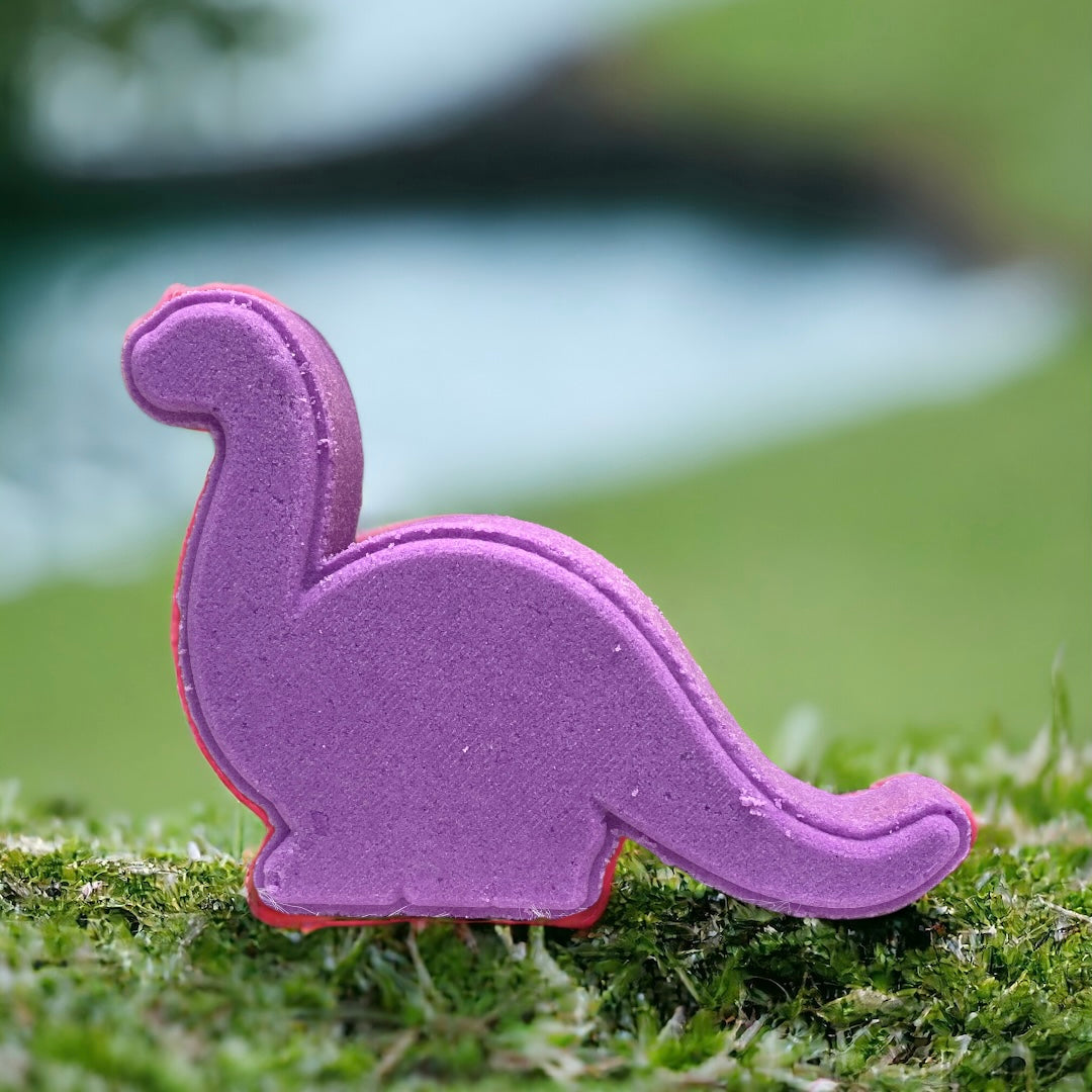 Dino Bath Bomb - Purple - Calla Lily Cosmetics + CL kids