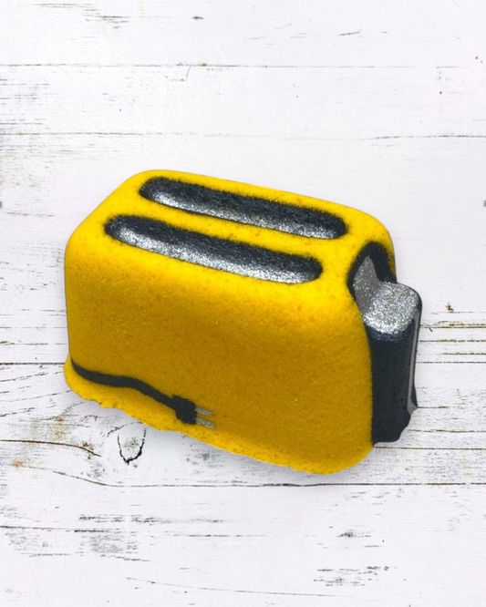 Toaster Bath Bomb - Yellow - Calla Lily Cosmetics + CL kids