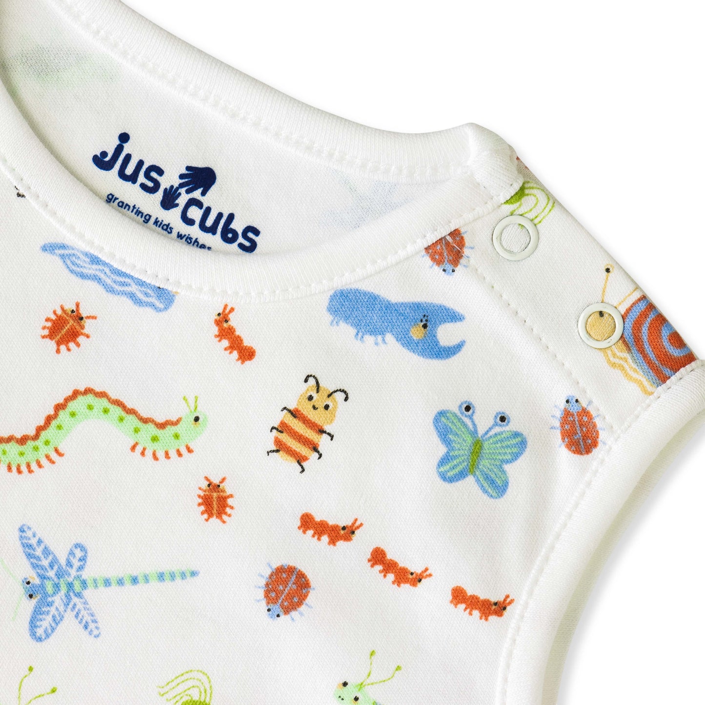 GentleCubs Snail and Cute Bugs Bodysuit 3pc Set