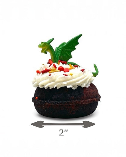 Dragon Bubbly Donut Bath Bomb - Calla Lily Cosmetics + CL kids