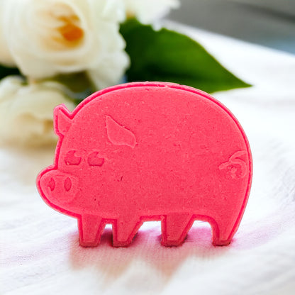 Piggy Bath Bomb - Pink - Calla Lily Cosmetics + CL kids