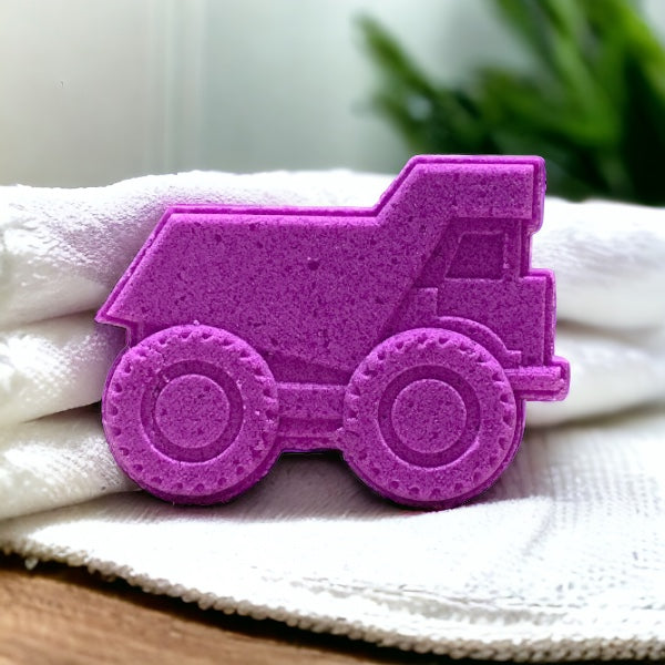 Dump Truck Bath Bomb - Purple - Calla Lily Cosmetics + CL kids