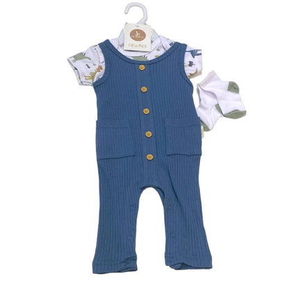 Light Blue Baby Dino Jumper - Calla Lily Cosmetics + CL kids