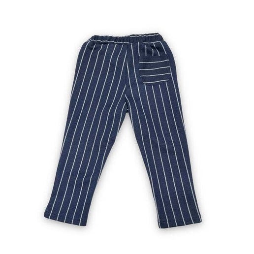 Pinstripe Jersey Pants Navy