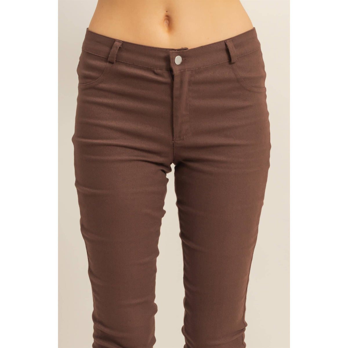 Low-Rise Skinny Pants