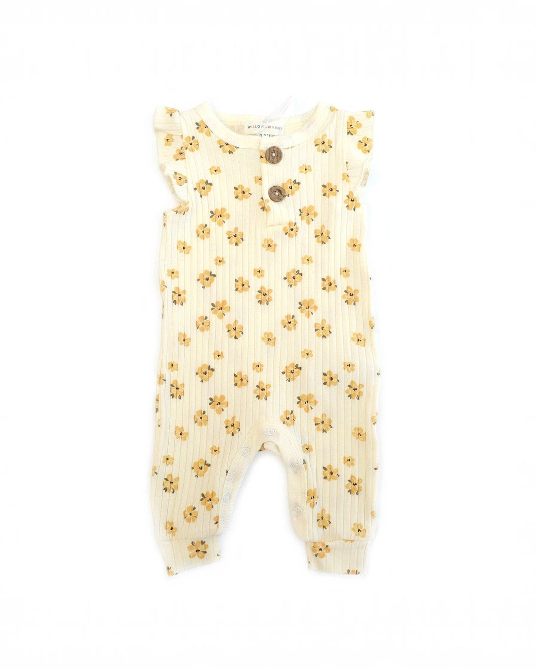 2 Piece Sleeveless Willow + Whimsy Coverall & Headband Set