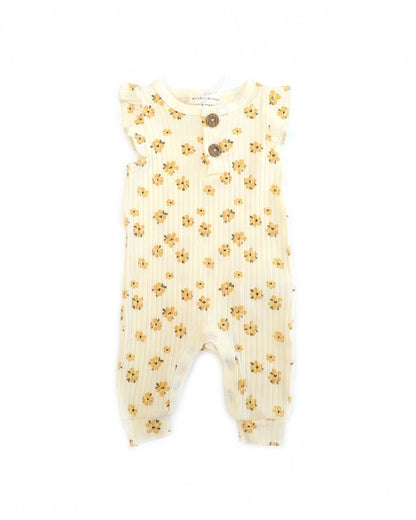 2 Piece Sleeveless Willow + Whimsy Coverall & Headband Set