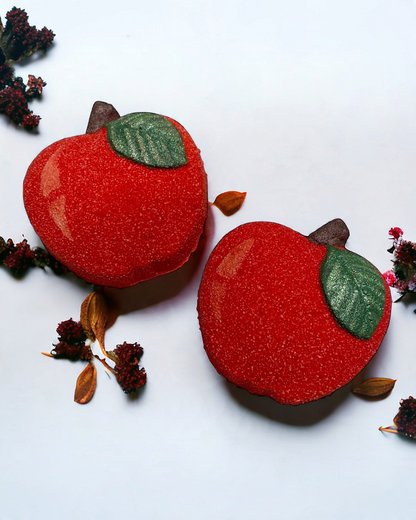 Red Apple Bath Bomb - Calla Lily Cosmetics