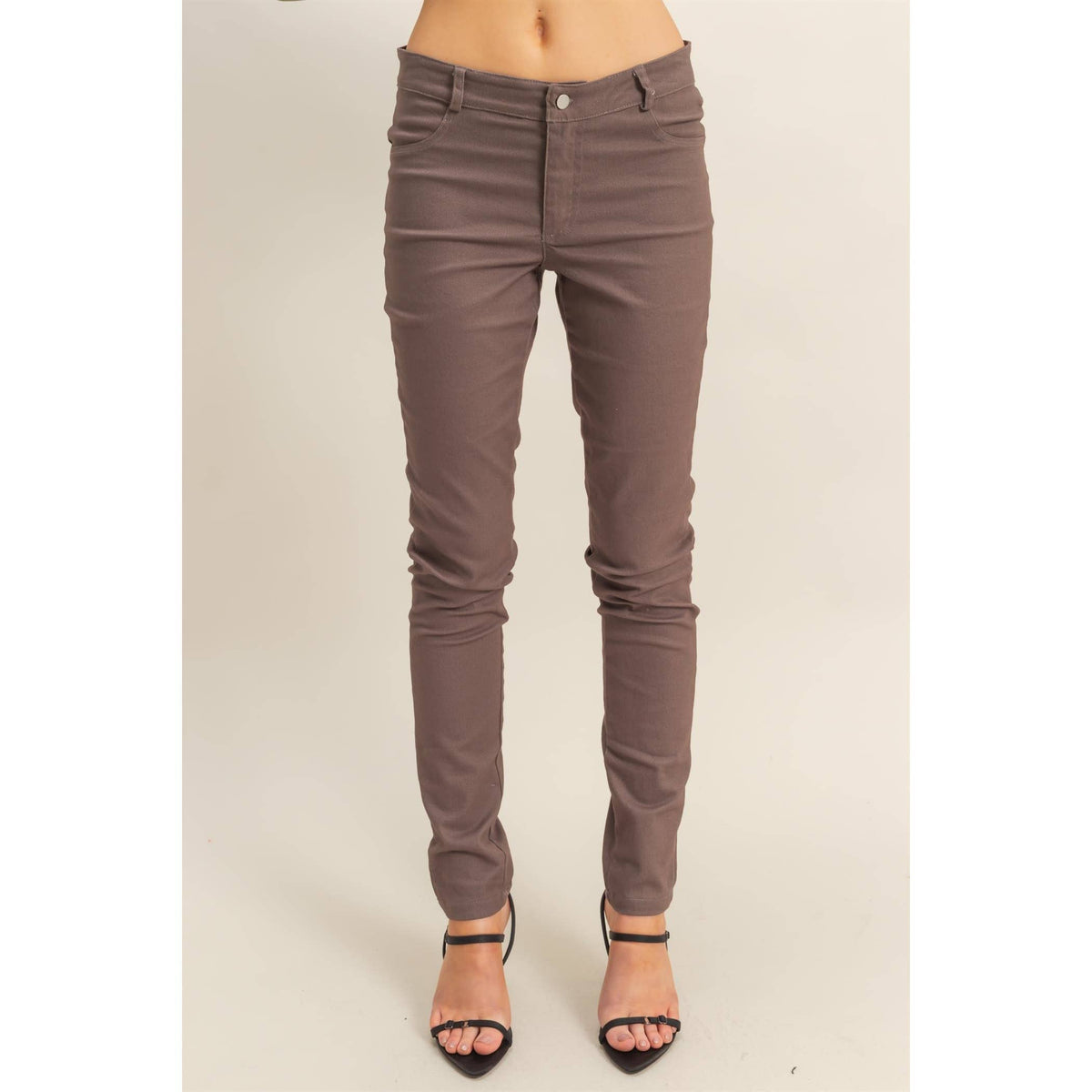 Low-Rise Skinny Pants