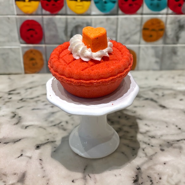 Mini Pie Bath Bomb - Red Orange - Calla Lily Cosmetics + CL kids