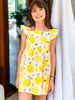 Lemon Button Dress