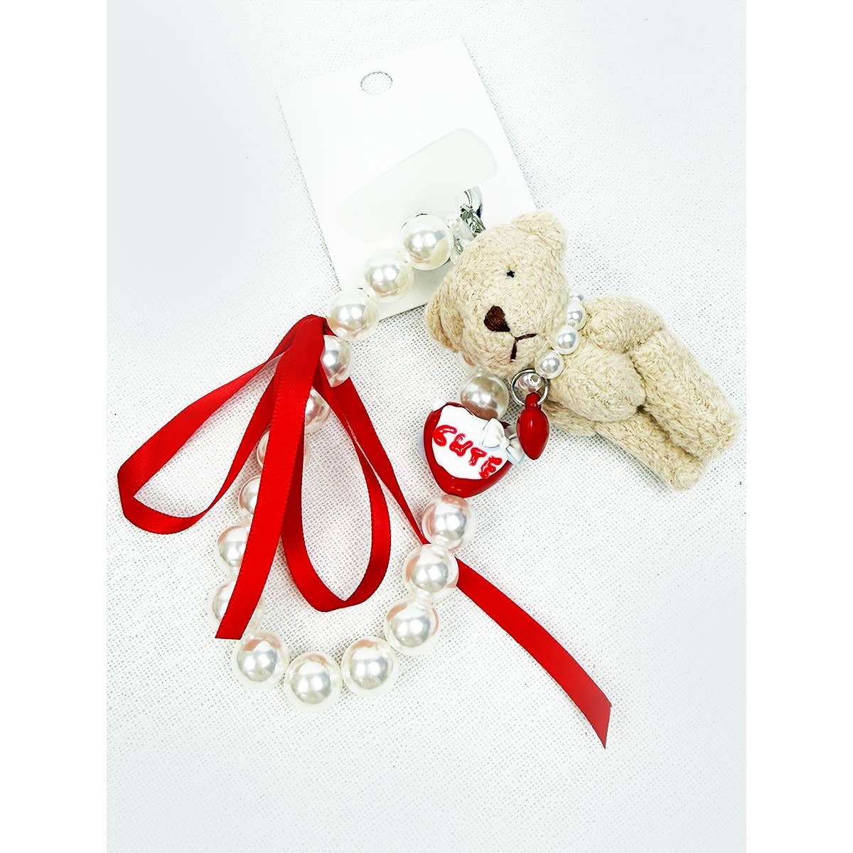 Teddy Bear Charm Mix Cell Phone and Bag Key Chain