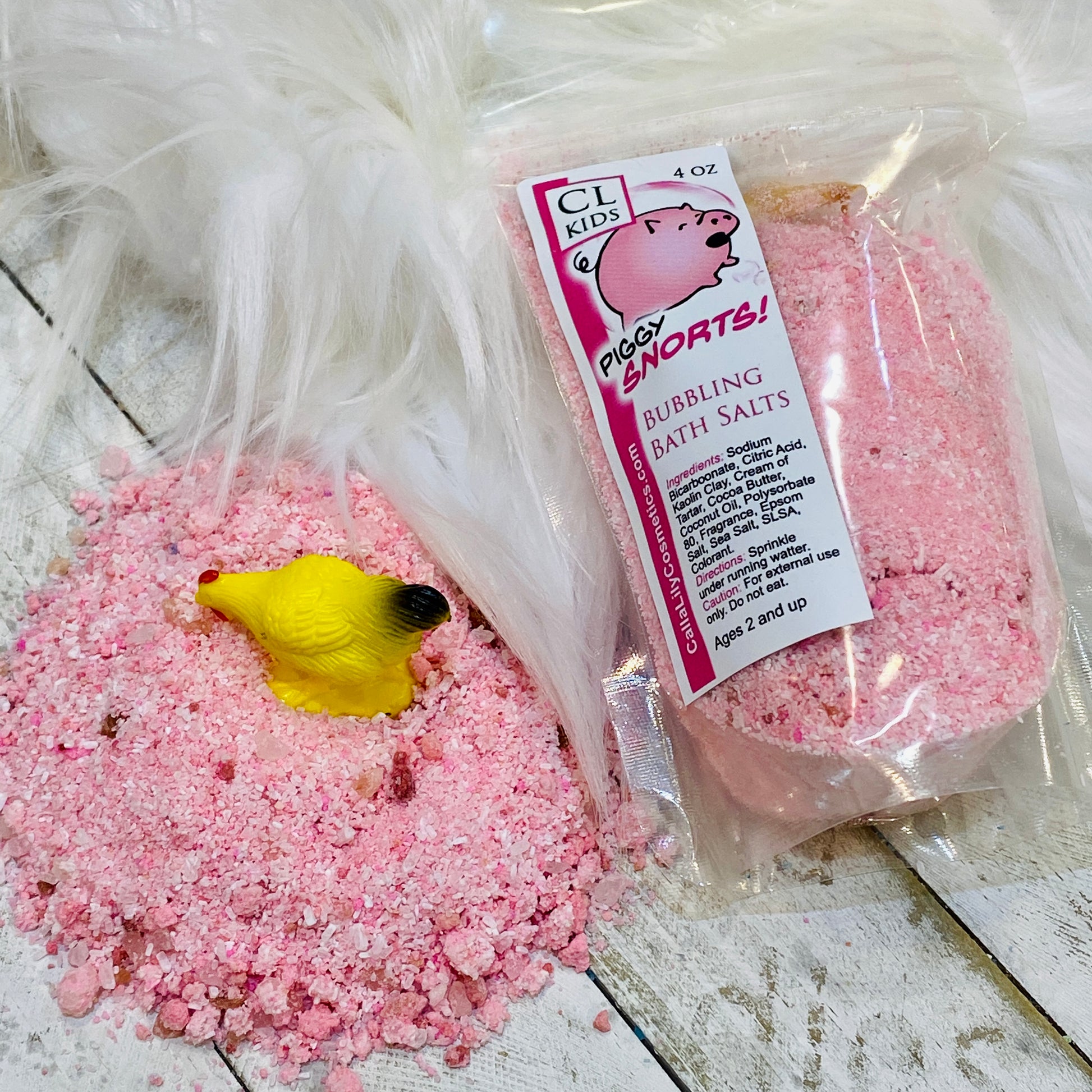 Piggy Snorts Bubbling Bath Salts - Calla Lily Cosmetics + CL kids