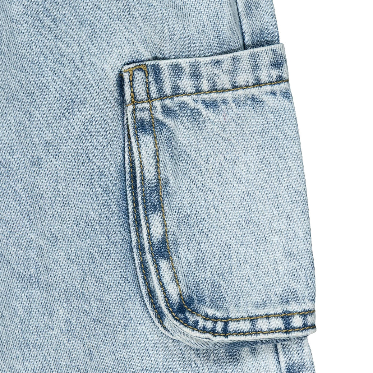 GIRLS' OLIVIA WIDE LEG CARGO PULL-ON JEANS