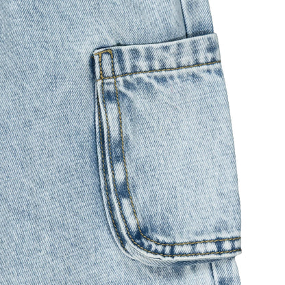 GIRLS' OLIVIA WIDE LEG CARGO PULL-ON JEANS