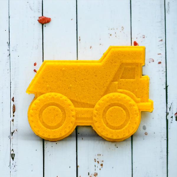 Dump Truck Bath Bomb-Yellow - Calla Lily Cosmetics + CL kids