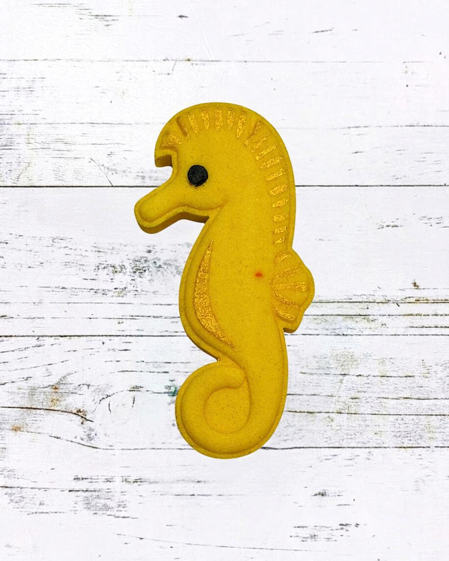 Seahorse Bath Bomb - Yellow