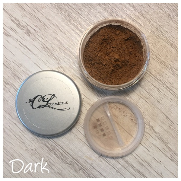 Dark Translucent Mineral Powder Foundation - Calla Lily Cosmetics + CL kids