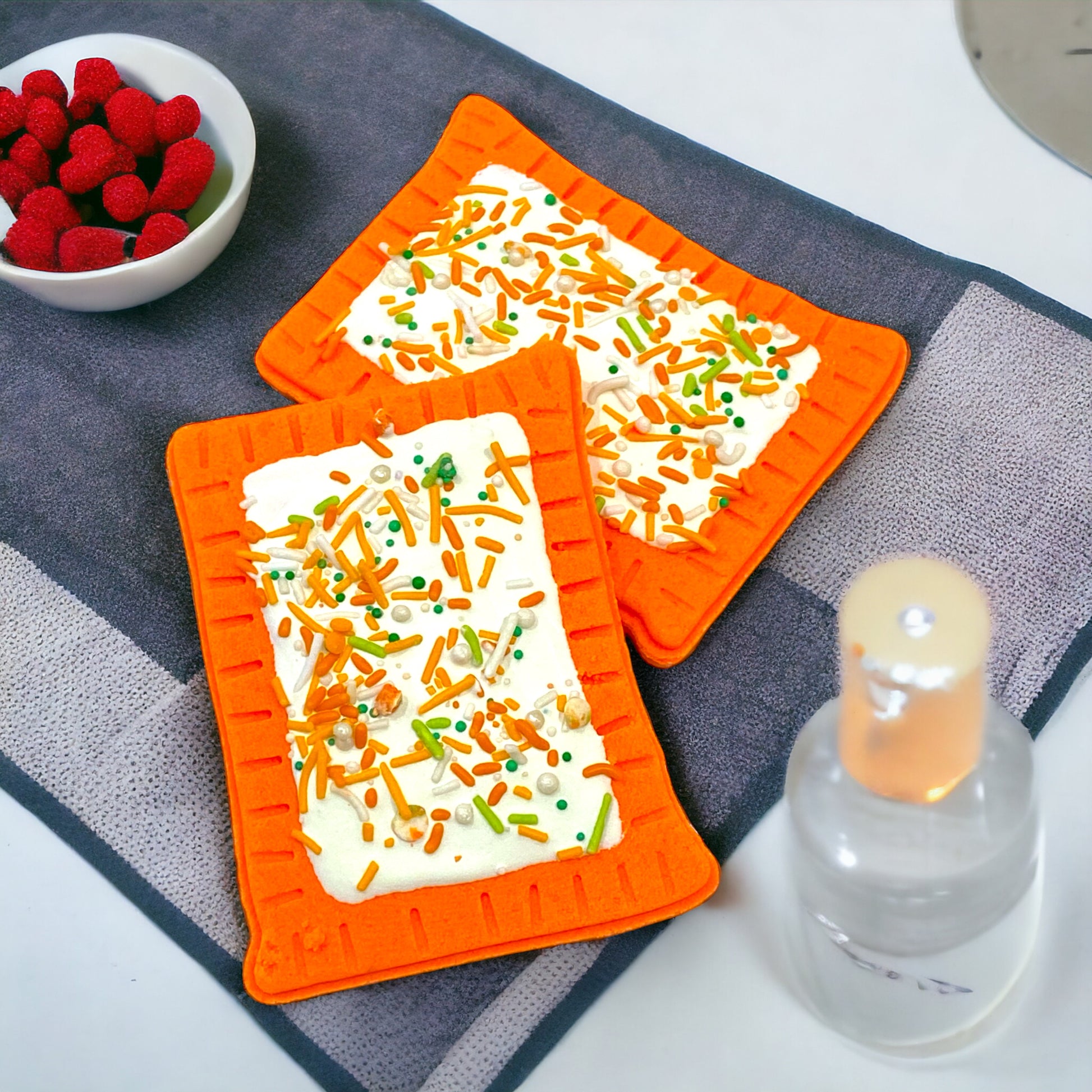 Pop Tart Bath Bomb - Orange - Calla Lily Cosmetics + CL kids