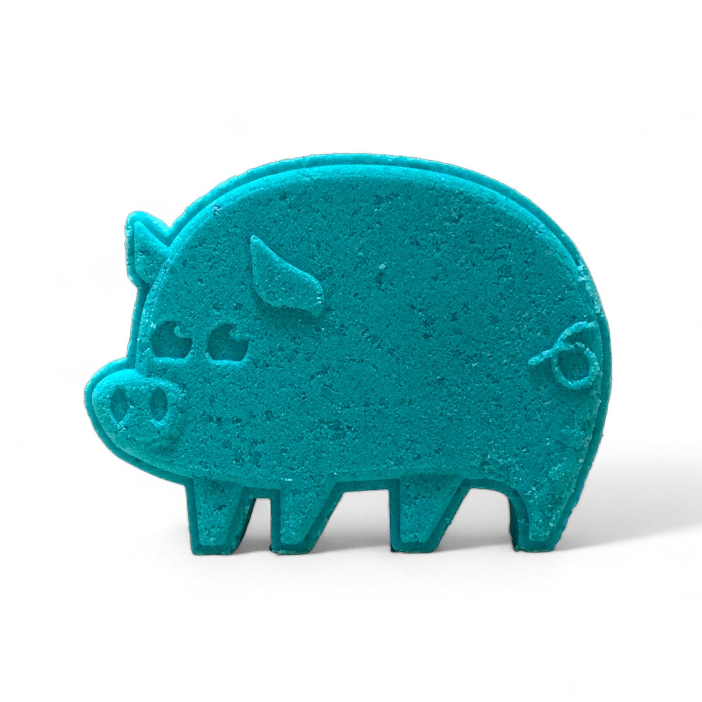 Piggy Bath Bomb - Teal - Calla Lily Cosmetics + CL kids