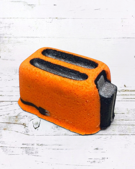 Toaster Bath Bomb - Orange - Calla Lily Cosmetics + CL kids