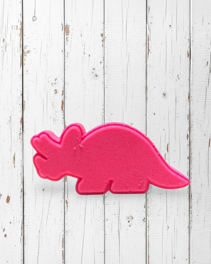 Triceratops Dino Bath Bomb - Pink - Calla Lily Cosmetics + CL kids