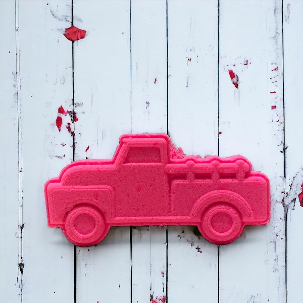 Vintage Truck Bath Bomb - Pink - Calla Lily Cosmetics + CL kids