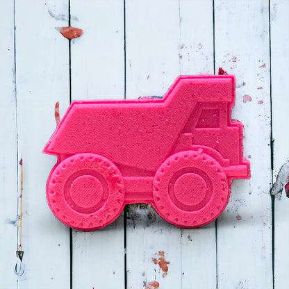 Dump Truck Bath Bomb - Pink - Calla Lily Cosmetics + CL kids