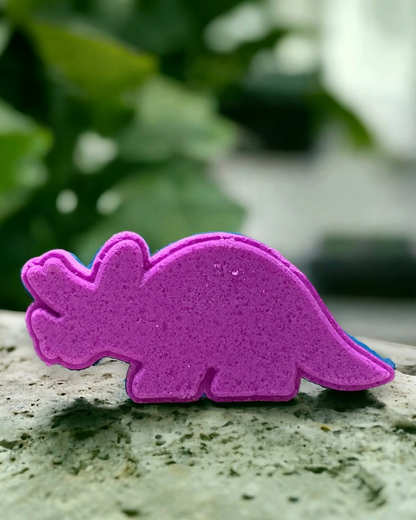Triceratops Dino Bath Bomb l Grape l Purple
