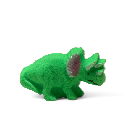 Med. Triceratops Dino Bath Bomb - Green - Calla Lily Cosmetics + CL kids