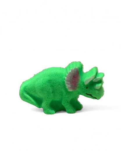 Med. Triceratops Dino Bath Bomb - Green - Calla Lily Cosmetics + CL kids