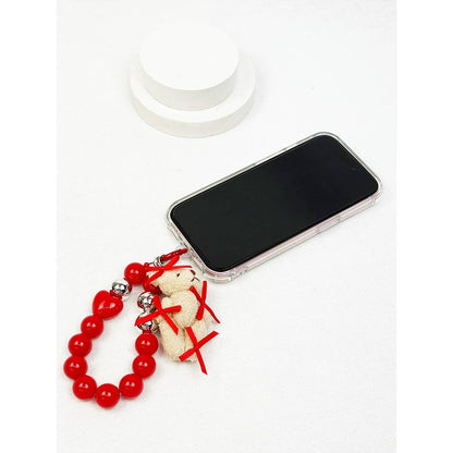 Teddy Bear Charm Mix Cell Phone and Bag Key Chain