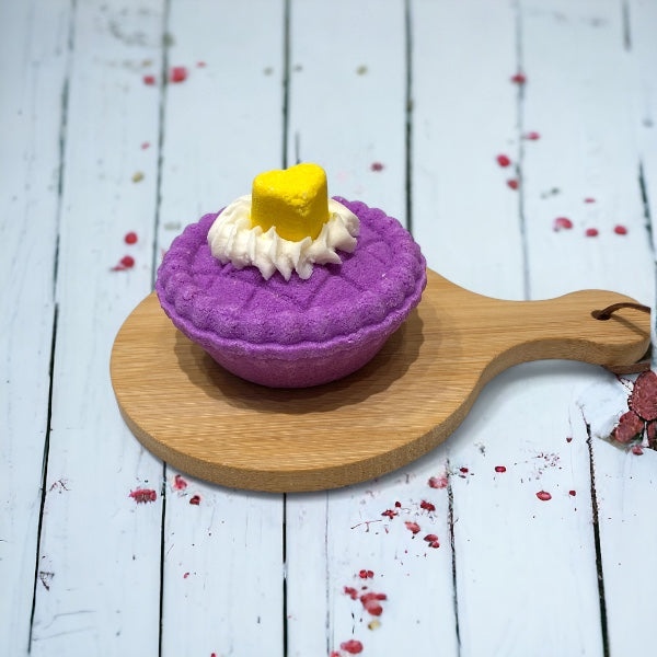 Mini Pie Bath Bomb - Purple - Calla Lily Cosmetics + CL kids