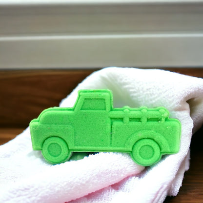 Vintage Truck Bath Bomb - Green - Calla Lily Cosmetics + CL kids