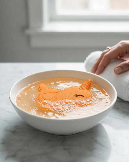 Narwhal Bath Bomb - Orange