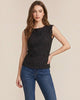 Textured Knit Sleeveless Tank