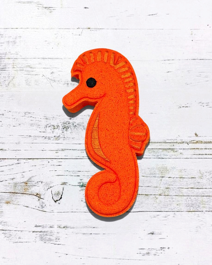 Seahorse Bath Bomb - Orange