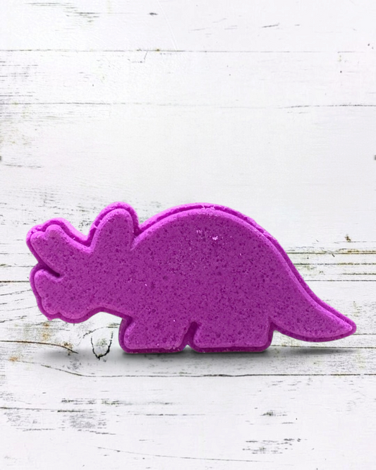 Triceratops Dino Bath Bomb l Grape l Purple