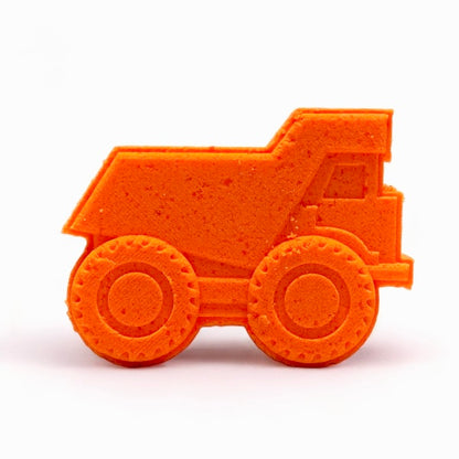 Dump Truck Bath Bomb - Orange - Calla Lily Cosmetics + CL kids